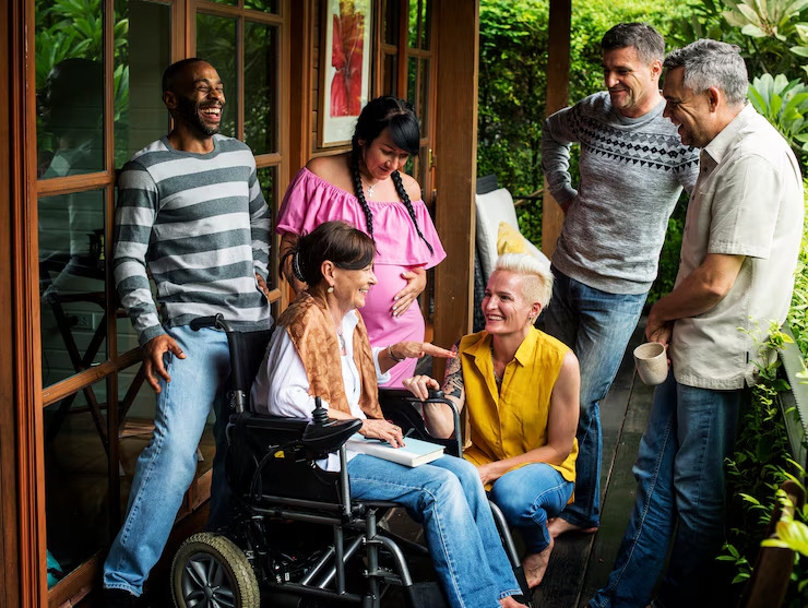 NDIS supports for living a full and active life through social connections and community involvement.